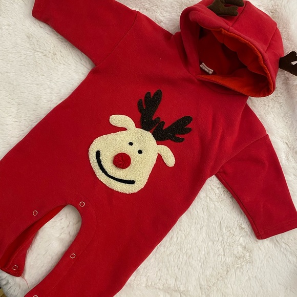 🦌 Christmas Baby Bodysuit - Picture 1 of 1